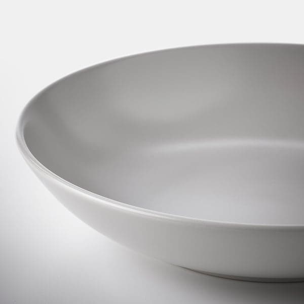 FÄRGKLAR - Deep plate, matt light grey, 23 cm - best price from Maltashopper.com 20479383