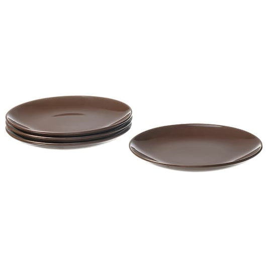 FÄRGKLAR - Side plate, glossy brown, 20 cm - best price from Maltashopper.com 30485454