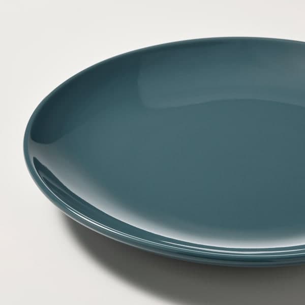 FÄRGKLAR - Side plate, glossy dark turquoise, 20 cm - best price from Maltashopper.com 30477166