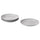 FÄRGKLAR - FÄRGKLAR Side plate, matt light grey, 20 cm