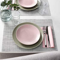 FÄRGKLAR - Side plate, matt light pink, 20 cm - best price from Maltashopper.com 80478210