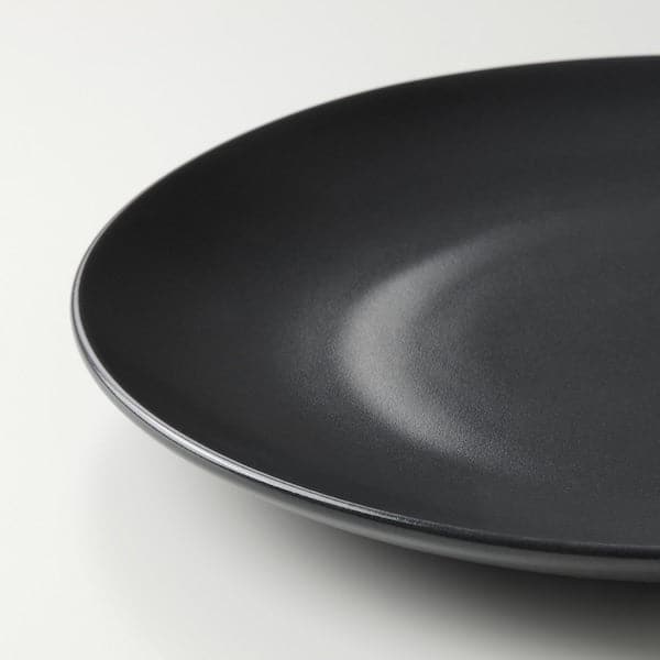 Ikea FÄRGKLAR - Plate, matt dark grey, 26 cm