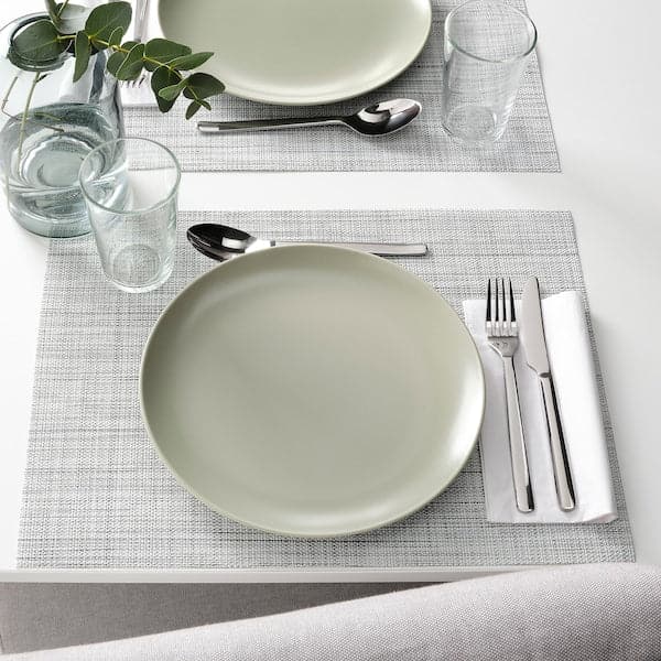 Ikea FÄRGKLAR - Plate, matt green, 26 cm