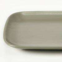 FÄRGKLAR - Plate, matt green, 30x18 cm - best price from Maltashopper.com 10478195