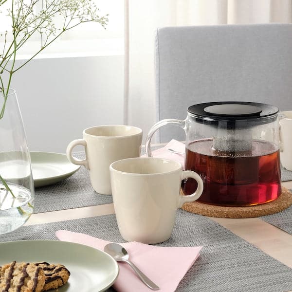 Ikea FÄRGKLAR - Mug, glossy beige, 37 cl