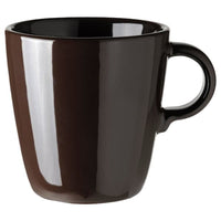 FÄRGKLAR - Mug, glossy brown, 37 cl - best price from Maltashopper.com 00485441
