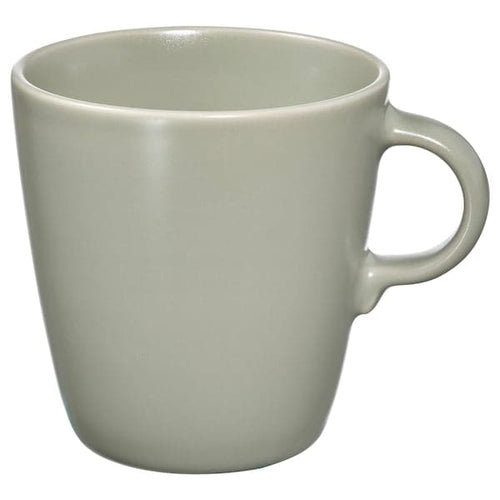 FÄRGKLAR mug, matt green, 37 cl