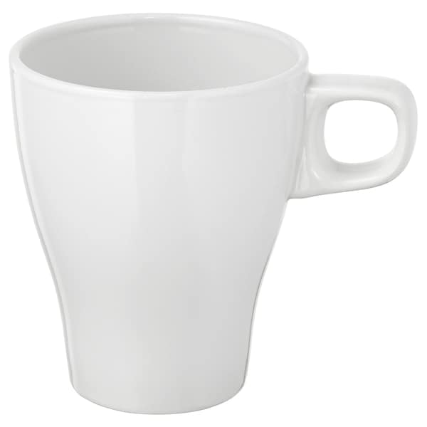 FÄRGRIK - Mug, stoneware white, 25 cl - best price from Maltashopper.com 60143992