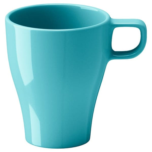 FÄRGRIK - Mug, turquoise, 25 cl