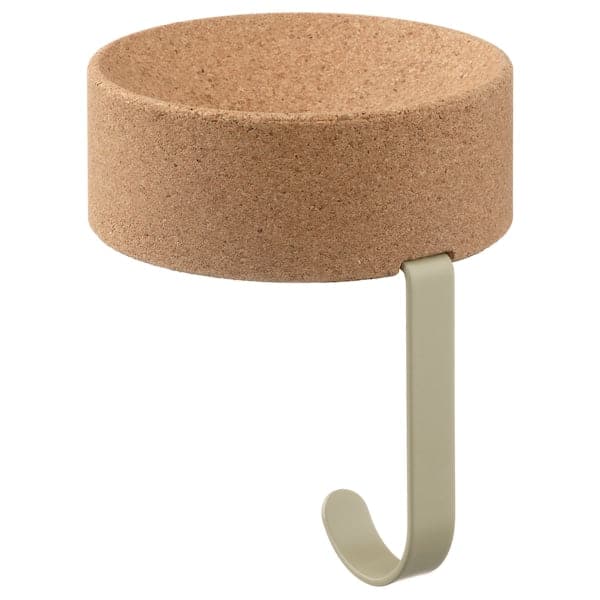 FAGNING - Portable table hook, cork/metal