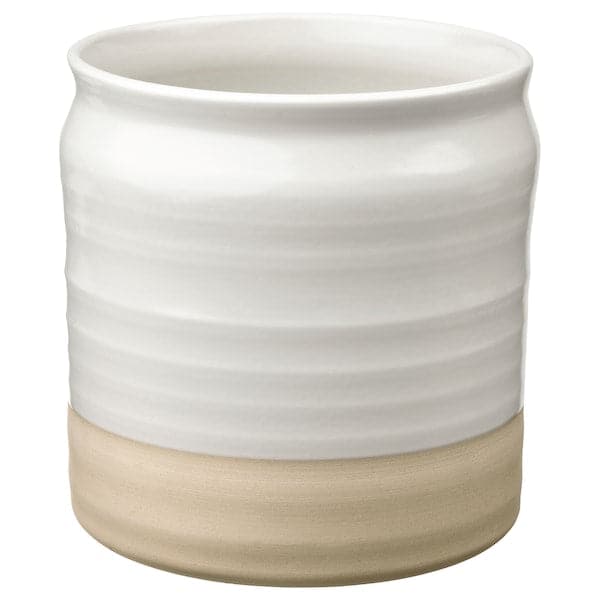 FALLENHET - Vase, light dove grey/white, , 21 cm - best price from Maltashopper.com 50551706