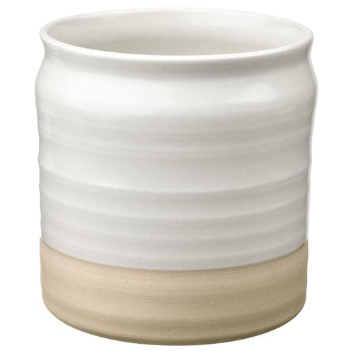 FALLENHET - Vase, light dove grey/white, , 21 cm