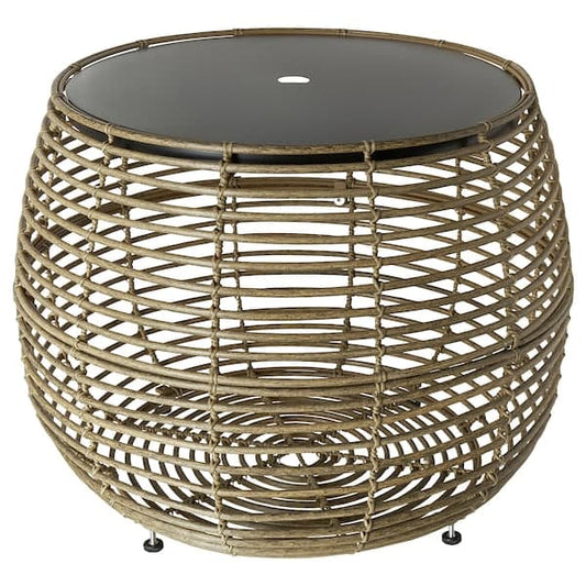 FÅLSKÄR - Coffee table, outdoor, brown - best price from Maltashopper.com 50533736