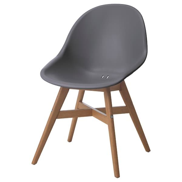 FANBYN - Chair, grey/in/outdoor
