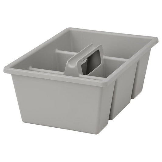 Ikea FÅNGGRÖDA - Insert with compartments, light grey, 35x24x14 cm