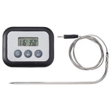 FANTAST meat thermometer/timer, digital black, 9x7 cm