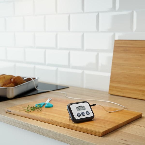 FANTAST - Meat thermometer/timer, digital black - best price from Maltashopper.com 20103016