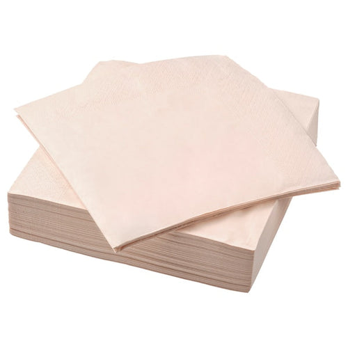 FANTASTISK - Paper napkin, pale pink, 40x40 cm