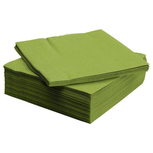 Ikea FANTASTISK - Paper napkin, medium green, 40x40 cm
