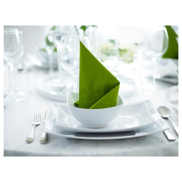 FANTASTISK - Paper napkin, medium green, 40x40 cm - best price from Maltashopper.com 00149831