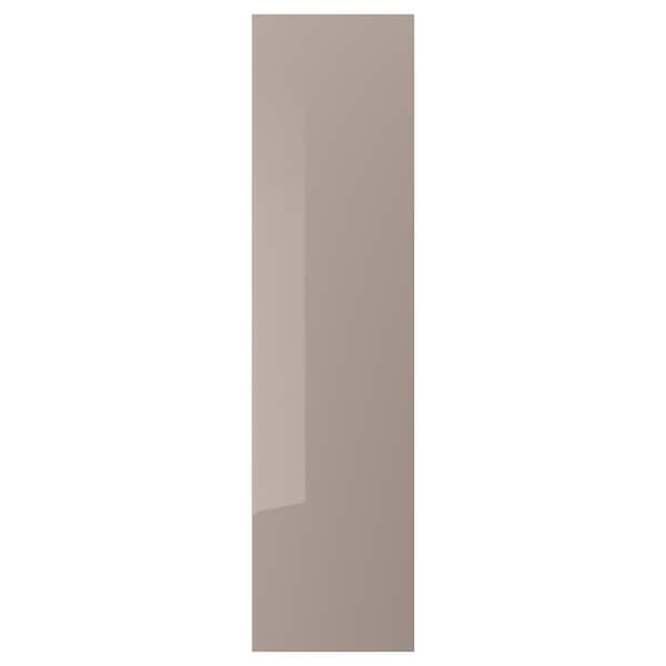 FARDAL - Door with hinges, high-gloss/dark beige , 50x195 cm - Premium Armoires & Wardrobes from Ikea - Just €84.99! Shop now at Maltashopper.com