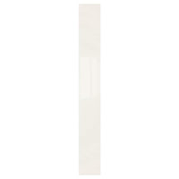 FARDAL - Door with hinges, high-gloss white, 25x229 cm - best price from Maltashopper.com 39188176
