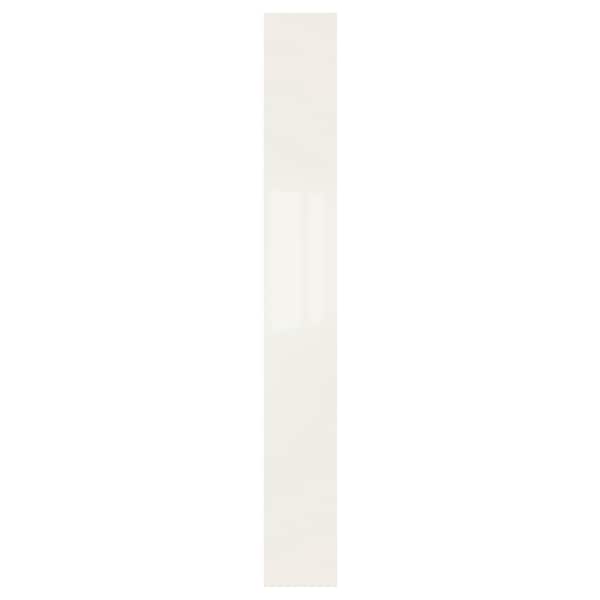 Ikea FARDAL - Door with hinges, high-gloss white, 25x195 cm