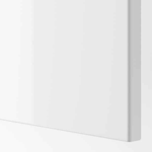 Ikea FARDAL - Door with hinges, high-gloss white, 25x195 cm