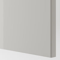 FARDAL - Door with hinges, high-gloss/light grey, 50x195 cm - best price from Maltashopper.com 19177701