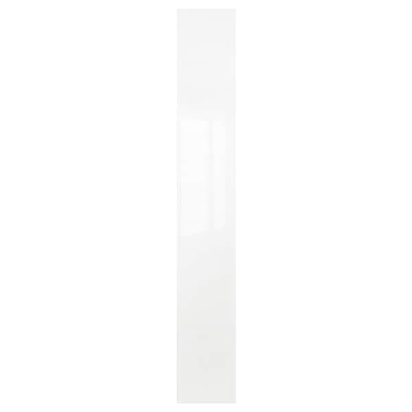 FARDAL - Door, high-gloss white, 25x195 cm