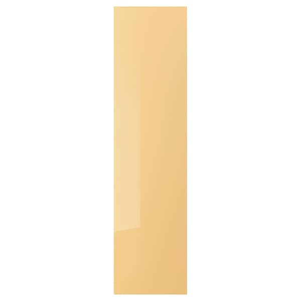 FARDAL - Door, high-gloss yellow , 50x195 cm - best price from Maltashopper.com 90473033