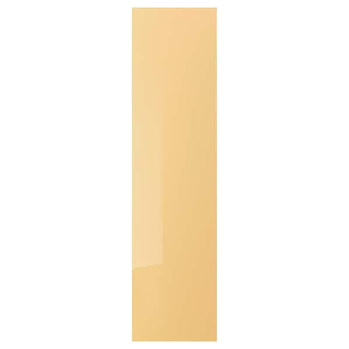 FARDAL - Door, high-gloss yellow , 50x195 cm