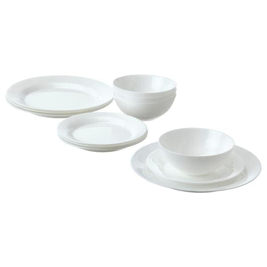 FAVORISERA - 12-piece service, white - best price from Maltashopper.com 40458600