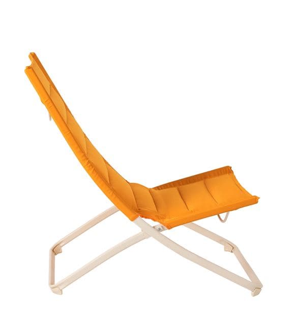 Casa LIZA Folding chair yellow H 87 x W 57 x D 85 cm