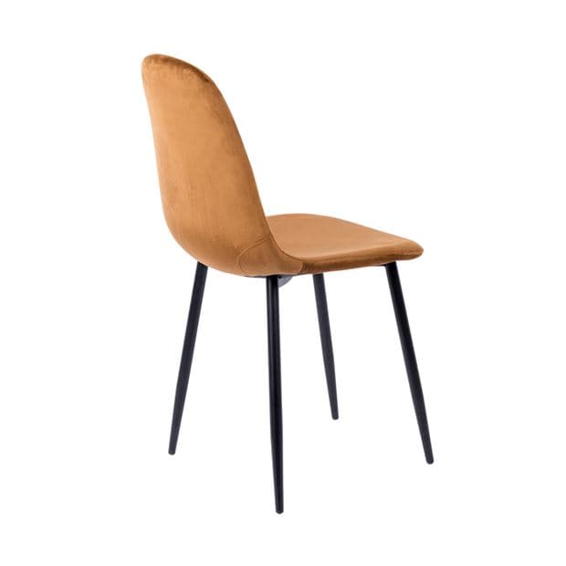 SILKE Table chair caramel H 86.5 x W 44 x L 52 x D 52 cm - best price from Maltashopper.com CS658427