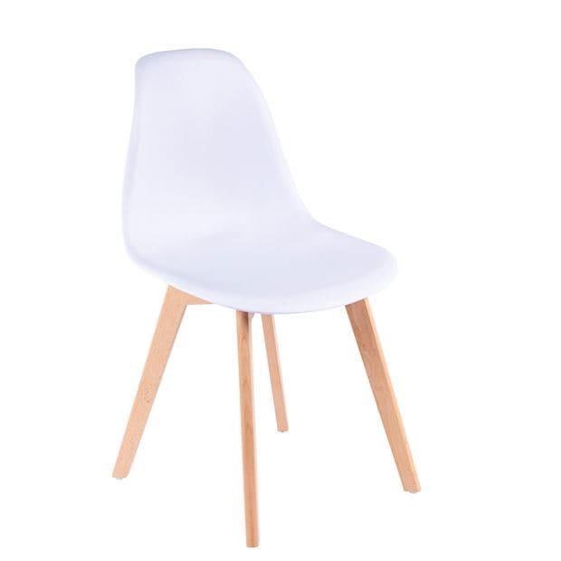 NEW MATS White chair H 85.5 x W 46 x D 48 cm - best price from Maltashopper.com CS659701