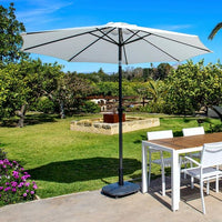 RAVENNA Base for gray umbrella H 39.5 x W 48 x D 48 cm - best price from Maltashopper.com CS409038