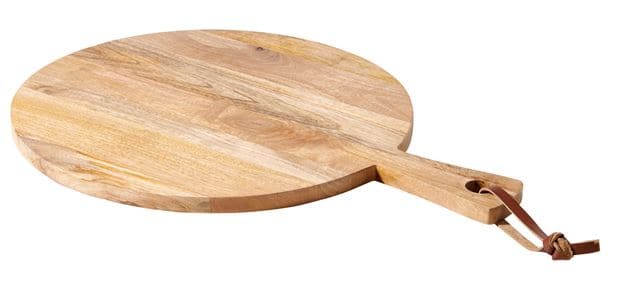 PURE LUXURY Natural Serving Board H 1,8 x W 53 cm - Ø 40 cm - best price from Maltashopper.com CS639800