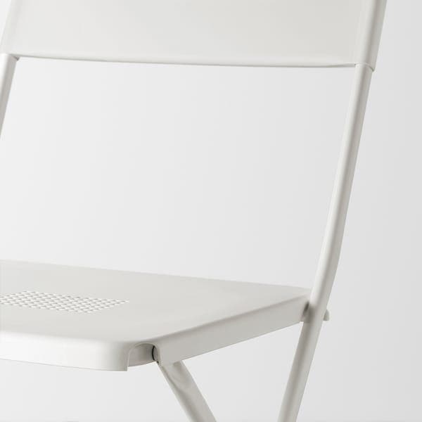 Ikea FEJAN - Chair, outdoor, foldable white
