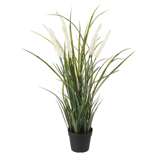 FEJKA - Artificial potted plant, in/outdoor decoration/grass