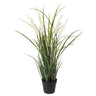 FEJKA artificial potted plant, in/outdoor decoration/grass, 9 cm