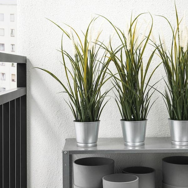 FEJKA - Artificial potted plant, in/outdoor decoration/grass, 9 cm - best price from Maltashopper.com 20433936