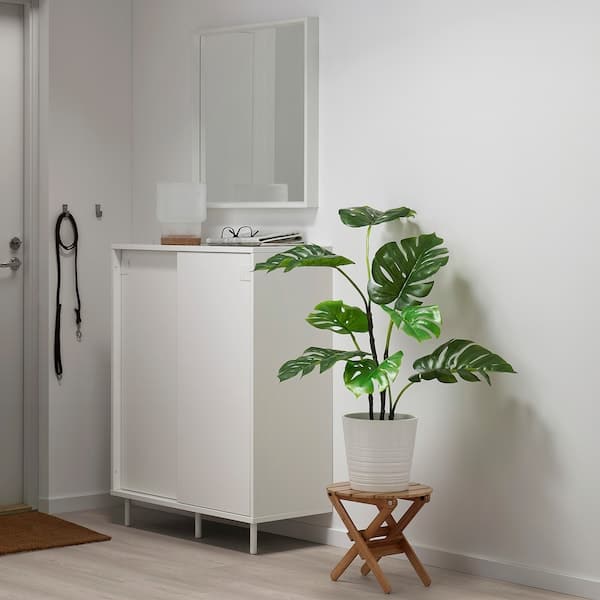 Ikea FEJKA - Artificial potted plant, in/outdoor Monstera, 19 cm