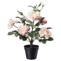 FEJKA - Artificial potted plant, in/outdoor/Rose pink, 12 cm - best price from Maltashopper.com 90532773