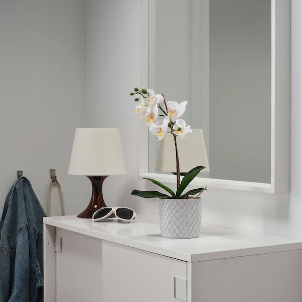 FEJKA - Artificial potted plant, Orchid white
