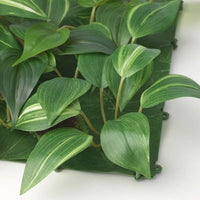 FEJKA - Artificial plant, wall mounted/in/outdoor green/lilac, 26x26 cm - best price from Maltashopper.com 50546569