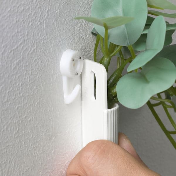 Ikea FEJKA - Artificial plant with wall holder, in/outdoor/green/lilac