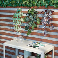 FEJKA - Artificial plant with wall holder, in/outdoor/green/lilac - best price from Maltashopper.com 30548625