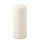 FENOMEN unscented pillar candle, natural, 19 cm 70 h