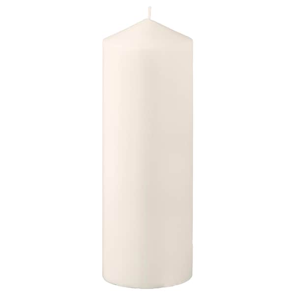 FENOMEN - Unscented block candle, natural, 29 cm - best price from Maltashopper.com 30126055